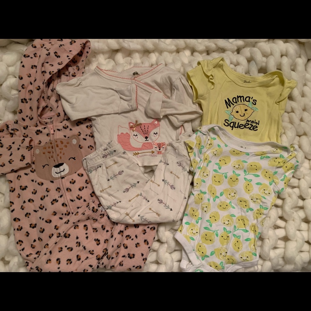 Multi Brand Baby 6-9mo LOT! 🍋 🐆 🦊